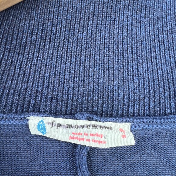 NWOT Free People | It's Cold Outside Playsuit Romper in Navy | S - Picture 11 of 13